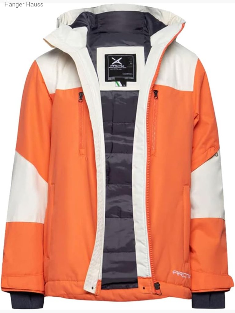 Insulated Quilted Winter Jacket For Kids Waterproof Ski Snowboard